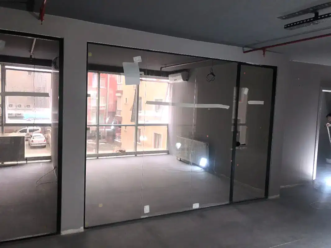 Ekoline Sistem Hoppe Kapılı Cam Bölme
