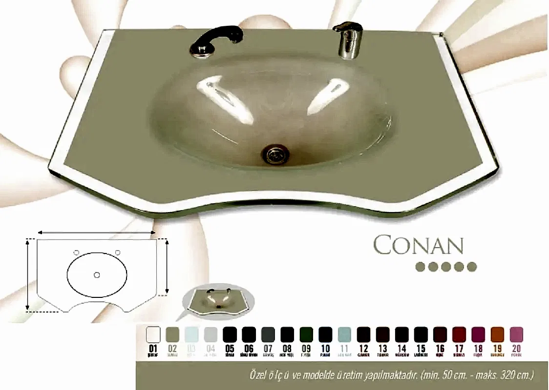 Conan Cam Lavabo