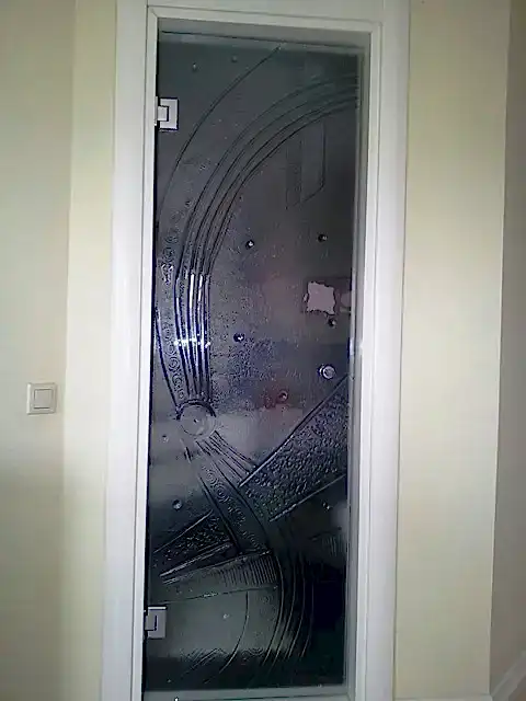 Paraduş Rölyef Camlı kapı