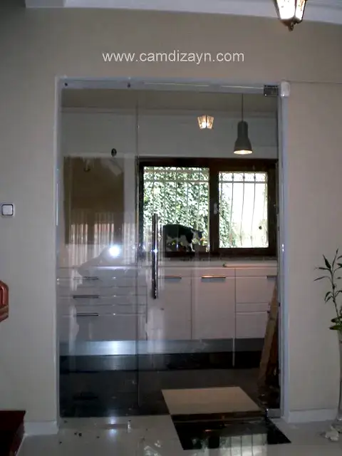 Paraduş Pivot Sabit Camlı Kapı